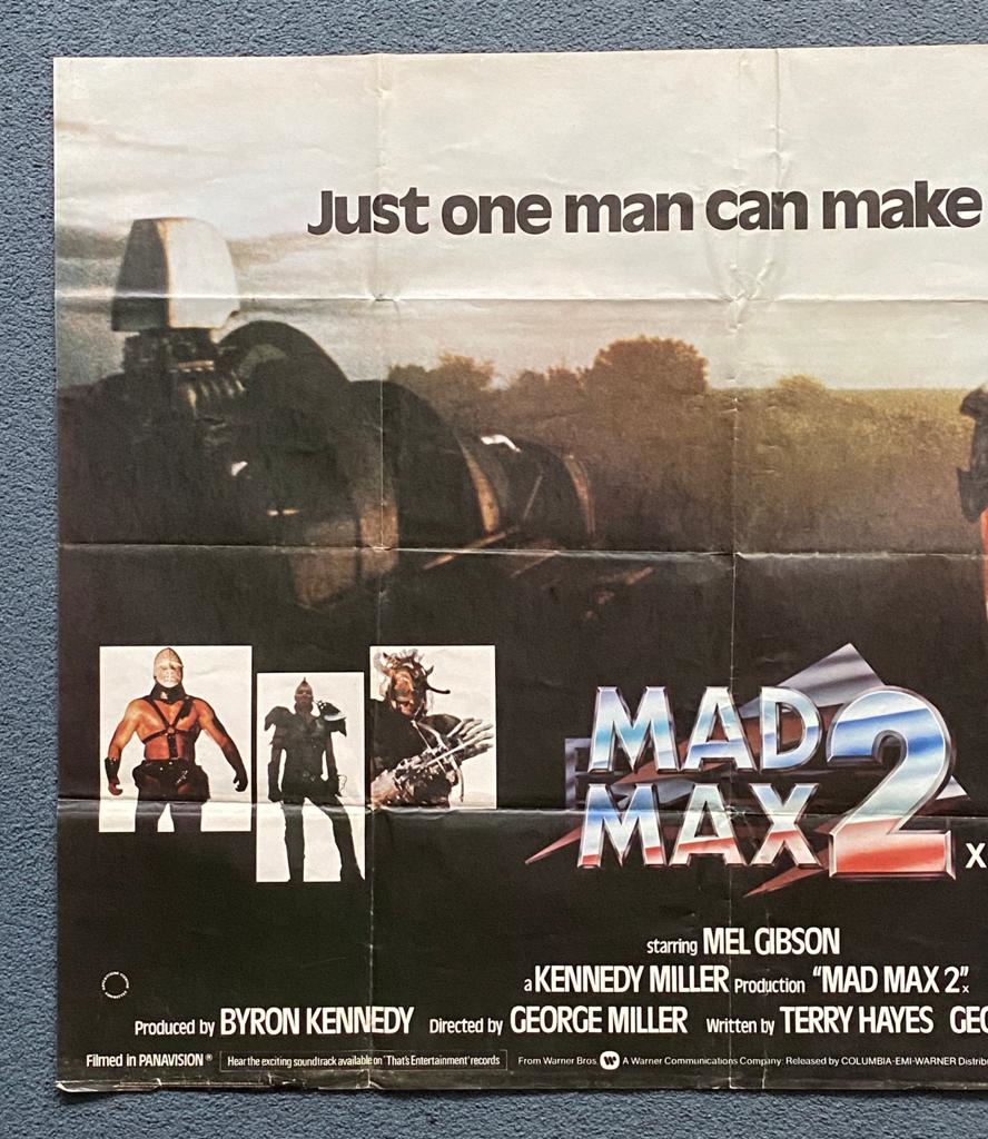 MAD MAX 2 (1982) - British UK Quad - Mel Gibson reprising his role as Max Rockatansky in this all- - Image 2 of 4