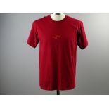 CHARLIE AND THE CHOCOLATE FACTORY: (TIM BURTON) Film / Production Crew Issued Clothing: A medium red