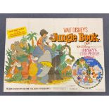 WALT DISNEY: JUNGLE BOOK LOT (2 in Lot) - Two British UK Quads for JUNGLE BOOK / MICKEY'S