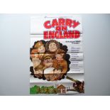 CARRY ON GROUP: A selection of memorabilia to include a CARRY ON ENGLAND (1976) UK One Sheet and a