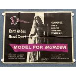MODEL FOR MURDER (1959) - British UK Quad - - Folded (as issued)