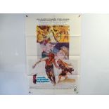 A pair of movie posters for THE TALL T (1957) - US Insert - tri-folded - tape repairs and some