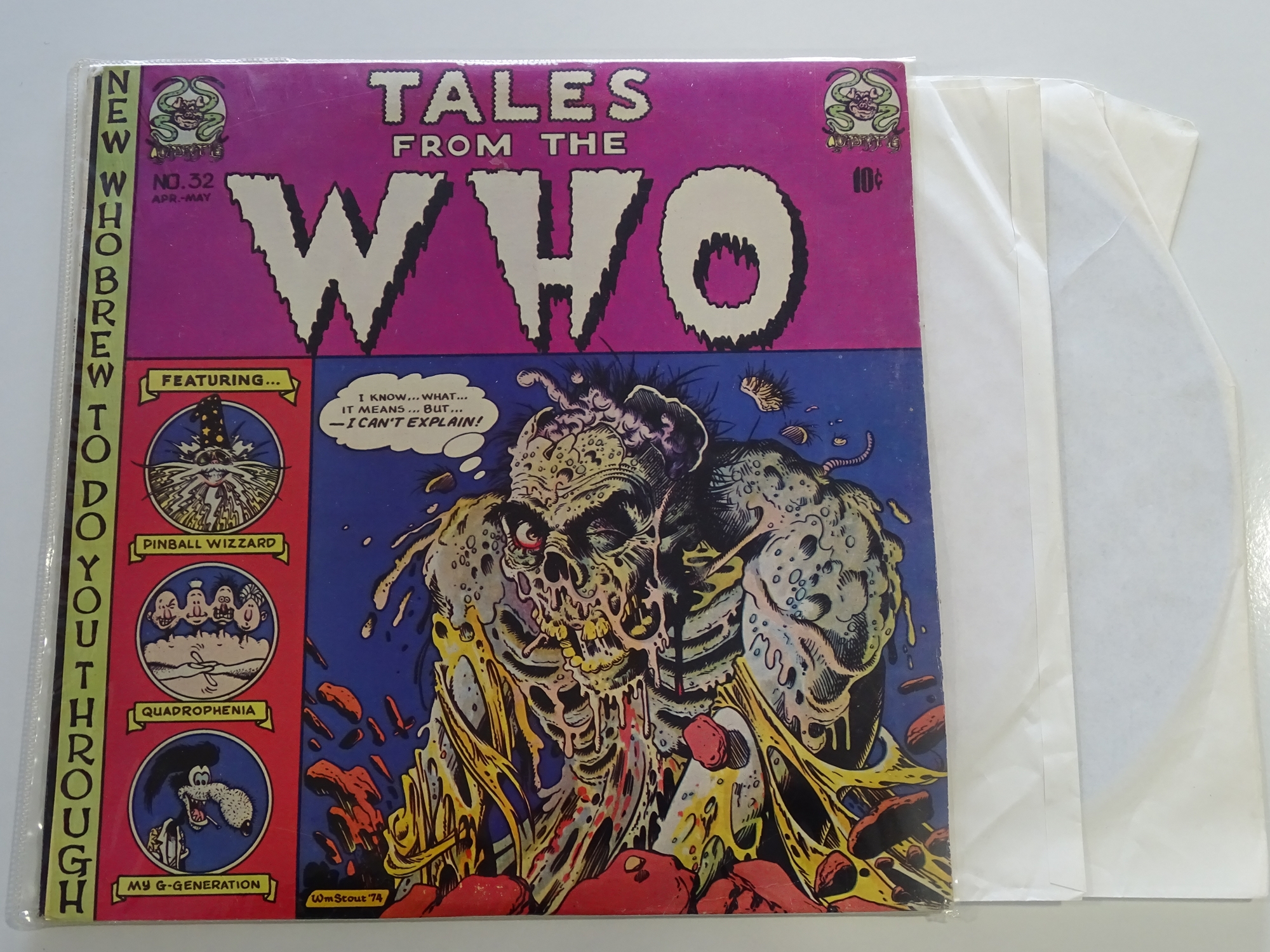 A copy of the rare double bootleg album "TALES FROM THE WHO" recorded at a Largo, Maryland concert