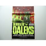 DR. WHO AND THE DALEKS (1965) - Later release - British One Sheet Film Poster - Folded (as issued)