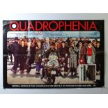 QUADROPHENIA (1979) - Hard to Find POLYDOR US SOUNDTRACK PROMOTIONAL POSTER - The poster shows