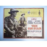 A selection of ten UK Quad WESTERN film posters to include: THE TIN STAR (1957), THE OUTCASTS OF