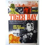 TIGER BAY (1959 - 1960s re-release) UK one sheet film poster - rolled