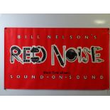 A promotional poster for BILL NELSON's RED NOISE for their first and only album released in February