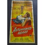 THE ASTONISHED HEART (1950) - US 3 sheet
