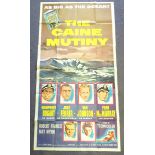 CAINE MUTINY (1954) - 3 sheet movie poster for the military courtroom drama starring HUMPHREY