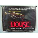A group of Horror film posters to include: HOUSE (1977) UK Quad film poster together with: ALIENS (
