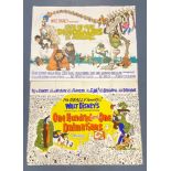 WALT DISNEY: 101 DALMATIANS & ONE OF OUR DINOSAURS IS MISSING (2 in Lot) - Two (2) British UK