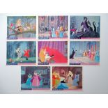 WALT DISNEY: SLEEPING BEAUTY (1959) - UK Front of House Card Set - Flat / Unfolded