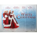 ADVENTURE FILM MEMORABILIA: A selection of UK Quad film posters to include: WHITE CHRISTMAS (1954