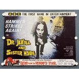 DOCTOR JEKYLL AND SISTER HYDE / BLOOD FROM THE MUMMY'S TOMB (1971) - British UK Quad Double Bill -