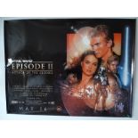 STAR WARS: EPISODE 2 ATTACK OF THE CLONES (2002) - A pair of UK Quad film posters comprising Advance