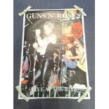 GUNS N' ROSES - LIVE AT THE RITZ (1988) - 60 x 40 concert poster - rolled
