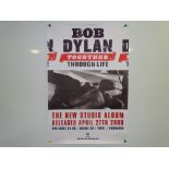 BOB DYLAN: A selection of posters to include: TOGETHER THROUGH LIFE (album poster), LIVE 1966 (album