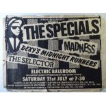 A UK Quad concert poster for a line up headlined by THE SPECIALS and including MADNESS, DEXYS