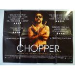 A group of three UK Quad film posters: CHOPPER (2000), ESSEX BOYS (2000) and MEAN MACHINE (2001) -