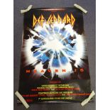 DEF LEPPARD - HEAVEN IS (1992) - Promotional 60 x 40 poster - rolled