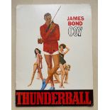 JAMES BOND: THUNDERBALL (1965) - U.S. Souvenir Programme Book - Complete with NO cuts or missing