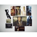 THE HOBBIT: A premiere brochure and various designs of premiere tickets together with an after