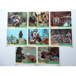 WALT DISNEY LIVE ACTION FILMS: A group of lobby card sets for: KING OF THE GRIZZLIES (1970), SWISS