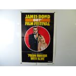 JAMES BOND 007 FILM FESTIVAL 1975: A group of three one sheet movie posters for FROM RUSSIA WITH