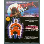 RAZORBACK & SHOCKER (2 in Lot) - Two British UK Quads includes Razorback (1984) with Boris Vallejo