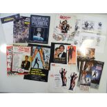 JAMES BOND: A large collection of memorabilia including: premier brochures, lift bills, production