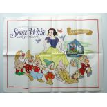 WALT DISNEY: SNOW WHITE AND THE SEVEN DWARFS (1987 - 50th Anniversary) - UK Quad Film Poster (30"