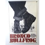 BRONCO BULLFROG (1970) UK one sheet rolled movie poster