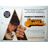 CLOCKWORK ORANGE (2000 Release) - UK Quad - STANLEY KUBRICK - Philip Castle Design - Rolled (as