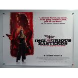 INGLOURIOUS BASTERDS (2009) - Set of 4 Advance UK Quad film posters - rolled as issued (4)