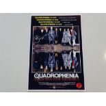 QUADROPHENIA (1979) - Photograph of the film one sheet signed by PHIL DANIELS