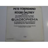A copy of the promotional release album by THE WHO "Quadrophenia Radio Special", released in 1979.