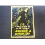 LA MASCHERA DI FRANKENSTEIN (1957) (THE CURSE OF FRANKENSTEIN) - Italian 2 Fogli