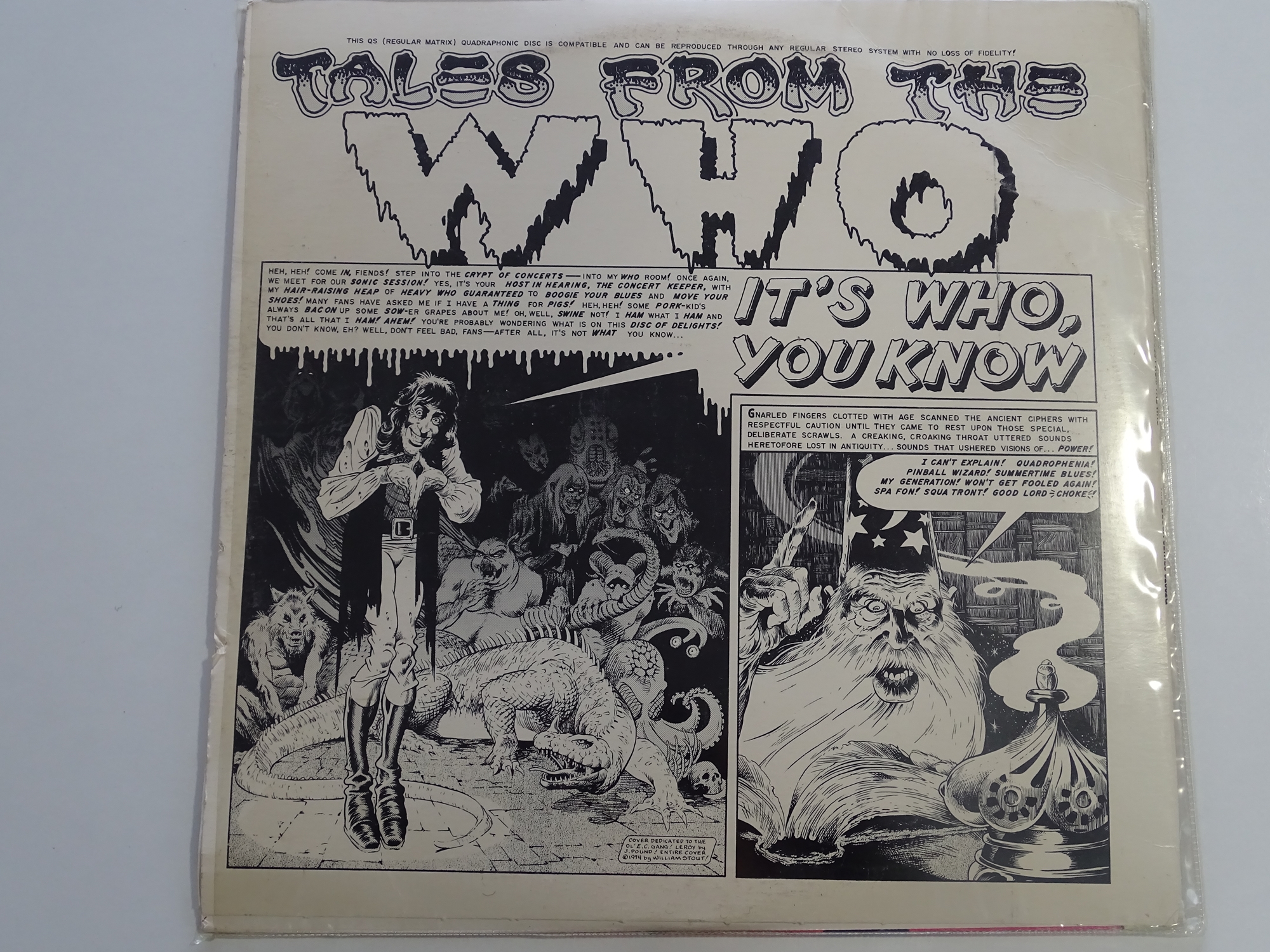 A copy of the rare double bootleg album "TALES FROM THE WHO" recorded at a Largo, Maryland concert - Bild 2 aus 3