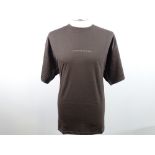 DAVINCI CODE: (2006) Film / Production Crew Issued Clothing: An XL brown t-shirt together with a