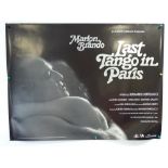 A group of UK quad and one sheet movie posters to include: LAST TANGO IN PARIS (1972 - 2007 Park