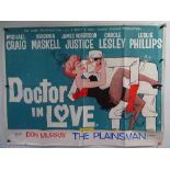 A pair of UK issue comedy film posters: DOCTOR IN LOVE (1960) UK Quad film poster and THAT'S YOUR