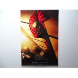 SPIDERMAN (2002) - US One Sheet - High Gloss single sided Advance Artwork with Twin Towers reflected