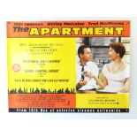 A group of three UK Quad BILLY WILDER film posters to include: THE APARTMENT (1960 - 40th