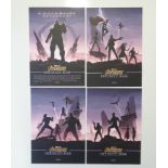 AVENGERS: INFINITY WAR (2018) - 4 x limited edition posters issued by Odeon Cinemas to coincide with