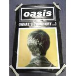 A pair of OASIS 60 x 40 posters for 'WHAT'S THE STORY .. MORNING GLORY' some paper loss noted -