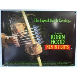 A mixed group of posters to include 12 x UK Quad film posters to include: ROBIN HOOD MEN IN