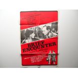 A pair of UK re-release posters: BRIEF ENCOUNTER (1945) later re-release, together with THE RED