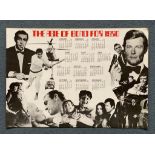 JAMES BOND: THE AGE OF BOND FOR 1980 CALENDAR POSTER - An uncommon item of James Bond