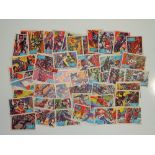 BATMAN: BUBBLE GUM CARDS - Two complete sets of bubble gum cards issued in 1966, comprising a "Red
